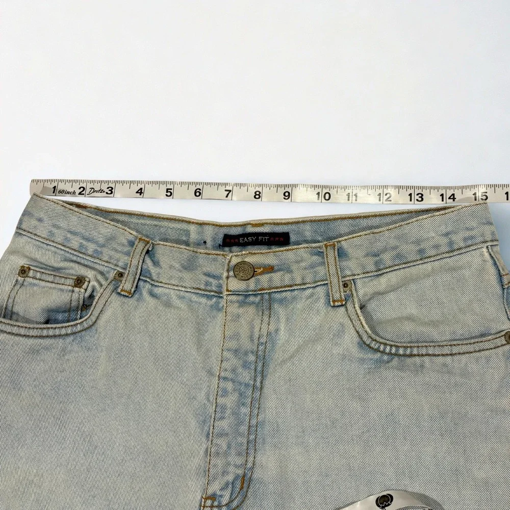 Bill Blass Vintage High Rise Mom Jeans Size 10 Easy Fit Straight Leg Light Wash - Picture 7 of 13